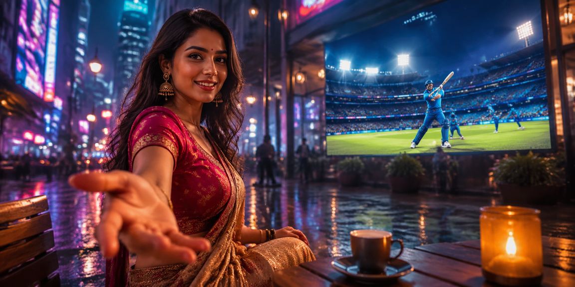 Mobile interface showing live cricket betting section in Mumbai